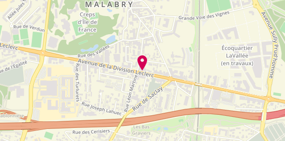 Plan de Citya Chambras Immobilier, 122-128 Av. De la Division Leclerc, 92290 Châtenay-Malabry