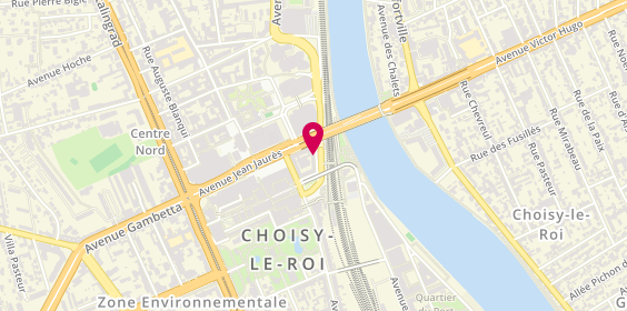 Plan de Agence Centrale de Choisy, 2 place Pierre Sémard, 94600 Choisy-le-Roi