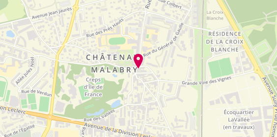 Plan de FONCIA | Agence Immobilière | Location-Syndic-Gestion-Locative | Châtenay-Malabry | R. Henri Marrou, 4 Rue Henri Marrou, 92290 Châtenay-Malabry