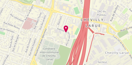 Plan de Sandrine TORLONE - Immobilier - Chevilly-Larue & l'Haÿ-les-Roses, 15 avenue de la Croix du S, 94550 Chevilly-Larue