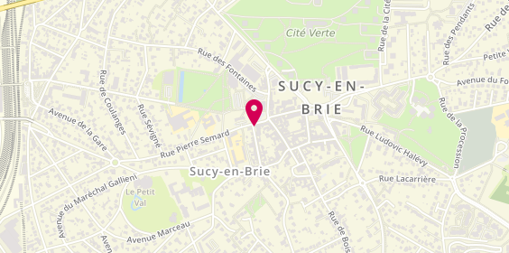 Plan de Sucy Gestion et Syndic, 5 Rue Pierre Sémard, 94370 Sucy-en-Brie