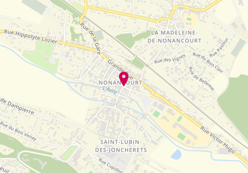 Plan de Guy Hoquet, 1 Rue de l'Hôtel Dieu, 27320 Nonancourt