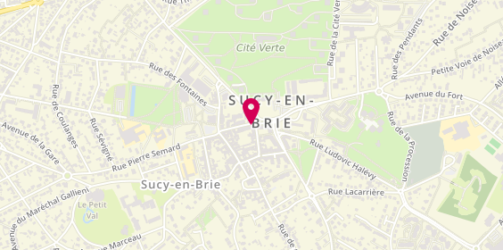 Plan de Agence du Chateau, 8 Rue du Temple, 94370 Sucy-en-Brie