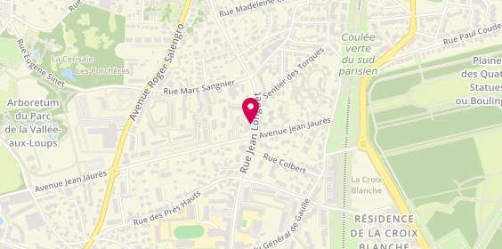 Plan de Agence immobilière Logis Conseil Châtenay-Malabry Longuet, 18 Rue Jean Longuet, 92290 Châtenay-Malabry