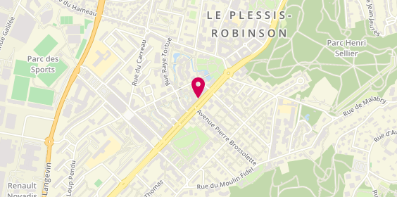 Plan de Primo Plessis, 42 avenue Charles de Gaulle, 92350 Le Plessis-Robinson