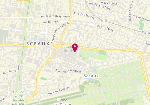 Plan de Sceaux Bourg la Reine Habitat, 11 Rue Michel Charaire, 92330 Sceaux