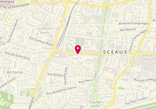 Plan de De Kerangat Immobilier, 127 Rue Houdan, 92330 Sceaux