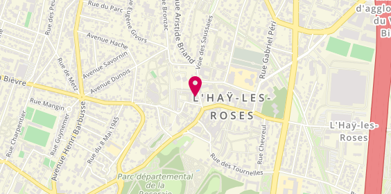 Plan de Agence de la Roseraie, 3 avenue Aristide Briand, 94240 L'Haÿ-les-Roses