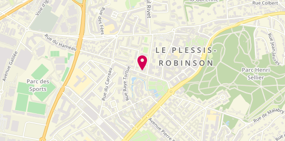 Plan de L'Adresse, 11 avenue Aristide Briand, 92350 Le Plessis-Robinson