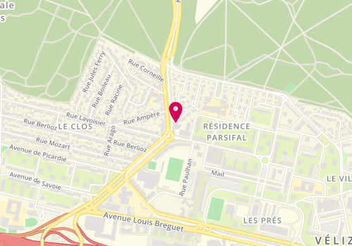 Plan de Laforet Immobilier, 1 place de l'Eglise, 78140 Vélizy-Villacoublay