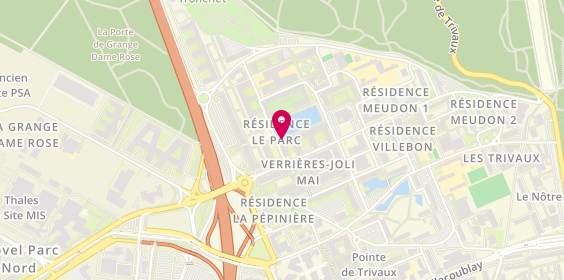 Plan de FERNANDES Frédéric, 8 Rue de la Roseraie, 92360 Meudon