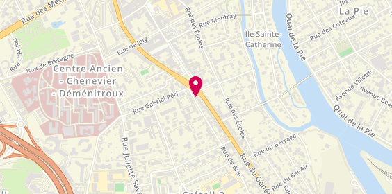 Plan de Crossard Immobilier, 94 Rue du Général Leclerc, 94000 Créteil