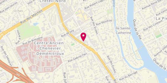 Plan de L'Etude M.A Immobilier, 71 avenue Pierre Brossolette, 94000 Créteil
