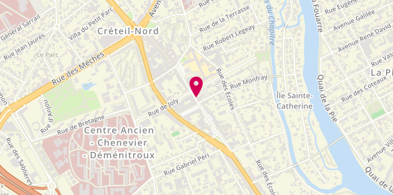 Plan de ERA Groupe Avenir Immobilier, 65 Rue du Général Leclerc, 94000 Créteil