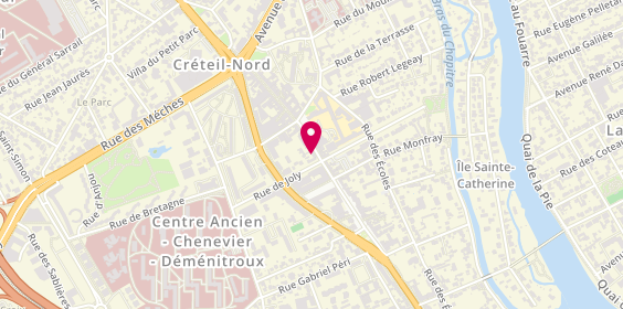 Plan de Agence Nina Immobilier Créteil, 54 Rue du Général Leclerc, 94000 Créteil