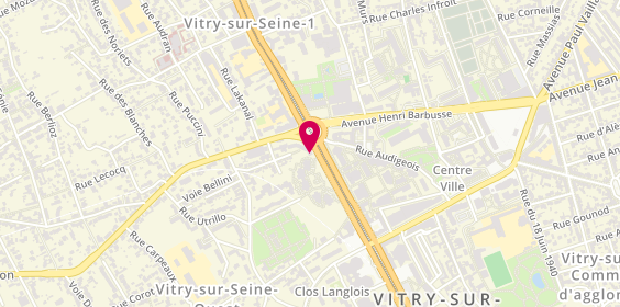 Plan de Meet Immobilier Vitry, 2 Bis avenue Maximilien Robespierre, 94400 Vitry-sur-Seine