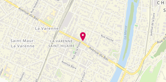 Plan de Anne Carole, 91 Bis avenue du Bac, 94210 Saint-Maur-des-Fossés