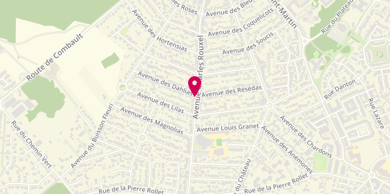 Plan de Agence immobilière Daste Gestion Pontault-Combault, 64 avenue Charles Rouxel, 77340 Pontault-Combault