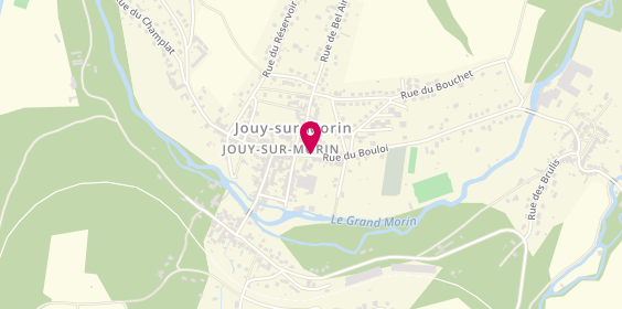 Plan de Agence Immo Centre, 10 place du Bouloi, 77320 Jouy-sur-Morin