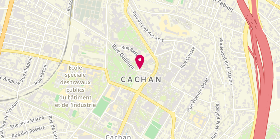 Plan de Cabinet Favreau, 8 Rue Galliéni, 94230 Cachan