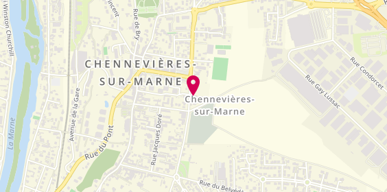 Plan de Atrium Conseil Immobilier, 32 Rue Aristide Briand, 94430 Chennevières-sur-Marne