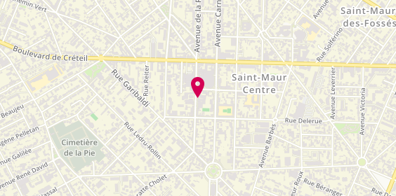 Plan de FRANCE IMMOBILIER Adamville - Achat - Vente - Estimation, 15 Rue Baratte Cholet, 94100 Saint-Maur-des-Fossés