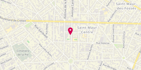 Plan de Ag Gestion, 94 avenue Carnot, 94100 Saint-Maur-des-Fossés