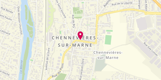 Plan de Stephane Plaza Immobilier, 5 avenue du Maréchal Leclerc, 94430 Chennevières-sur-Marne
