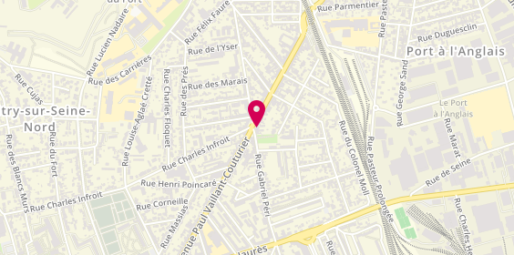 Plan de Immobilier Mottin service location/gestion, 59 Bis avenue Paul Vaillant Couturier, 94400 Vitry-sur-Seine