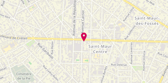 Plan de Ollivier Immobilier, 128 Bis Boulevard de Créteil, 94100 Saint-Maur-des-Fossés
