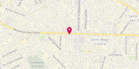 Plan de AGENTYS Saint Maur Adamville, 98 Bis Boulevard de Créteil, 94100 Saint-Maur-des-Fossés