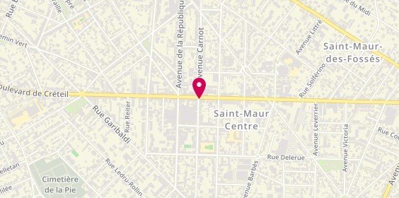 Plan de OXIA, 128 Boulevard de Créteil, 94100 Saint-Maur-des-Fossés