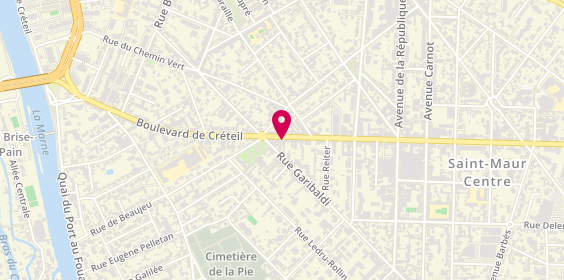 Plan de Astrae Services Immobiliers, 66 Boulevard de Créteil, 94100 Saint-Maur-des-Fossés