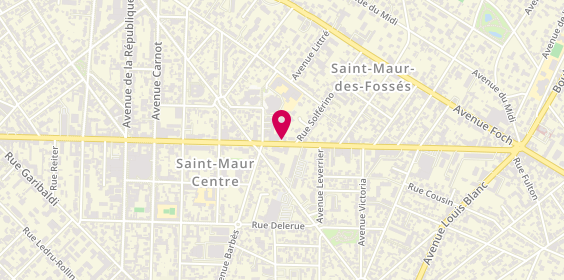 Plan de Consultant immobilier Laurent LEVY - SAFTI - SAINT MAUR DES FOSSES, 139 Boulevard de Créteil, 94100 Saint-Maur-des-Fossés