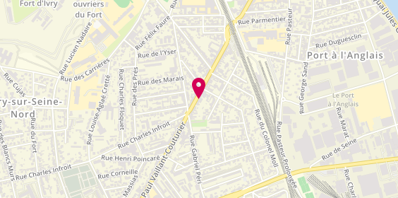 Plan de Laforêt Immobilier, 47 avenue Paul Vaillant Couturier, 94400 Vitry-sur-Seine