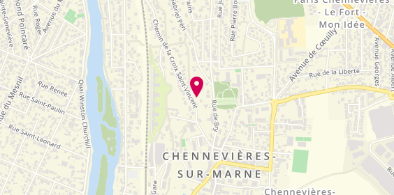 Plan de Jean-Henri VRENNE, Optimhome Immobilier, Coteaux Nord
16 chemin de la Croix Saint-Vincent, 94430 Chennevières-sur-Marne
