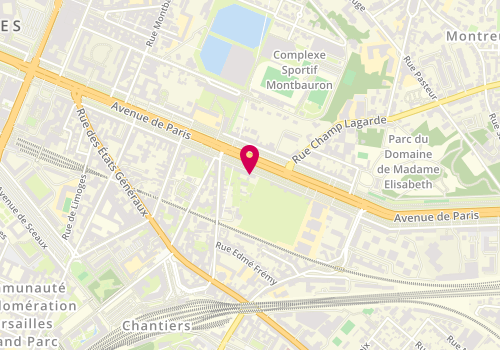 Plan de AP Conseil Immobilier, 64 avenue de Paris, 78000 Versailles