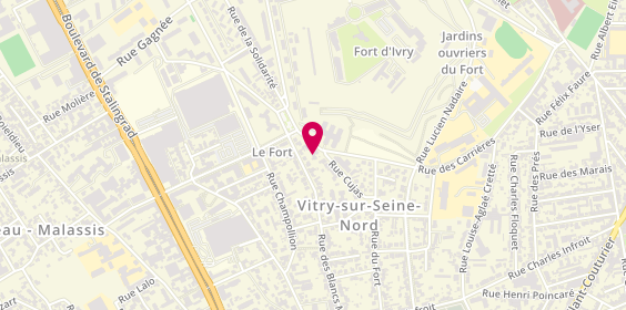 Plan de JOELLE-GLORIA Caron, 75 Bis Rue des Carrières, 94400 Vitry-sur-Seine