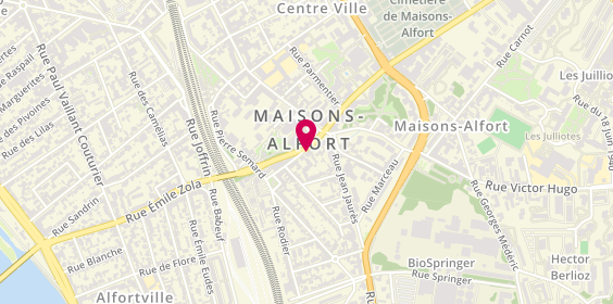 Plan de L'Adresse Valérie Immobilier, 8 avenue de la République, 94700 Maisons-Alfort