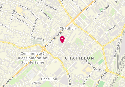 Plan de Laforêt Immobilier, 46 Rue Gabriel Péri, 92320 Châtillon
