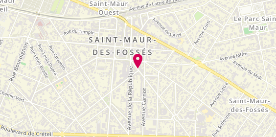 Plan de All Immo, 3 avenue Gambetta, 94100 Saint-Maur-des-Fossés