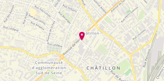 Plan de Orpi Chatillon Immobilier CIG Châtillon, 23 avenue de Verdun, 92320 Châtillon