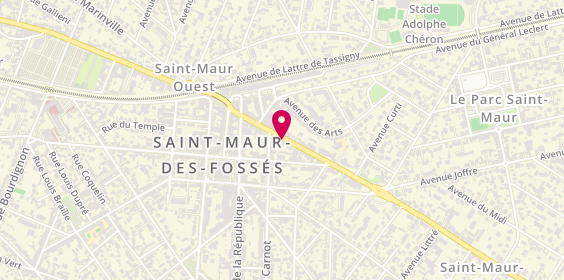 Plan de Agence Foch Immobilier, 22 avenue Foch, 94100 Saint-Maur-des-Fossés