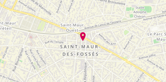 Plan de CENTURY 21 Concordance Immobilier Saint Maur des Fossés, 3 Bis avenue Charles de Gaulle, 94100 Saint-Maur-des-Fossés