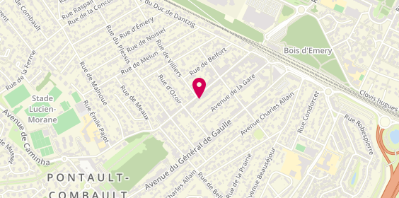 Plan de L'Adresse, 39-41 avenue de la République, 77340 Pontault-Combault