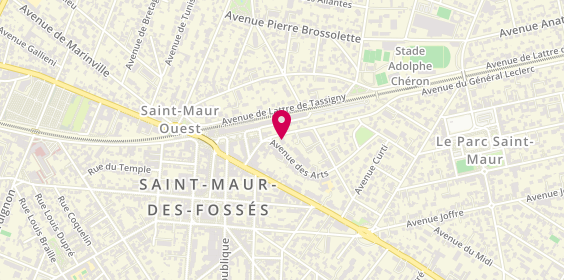 Plan de 3c Gestion, 10 Bis avenue du Général Leclerc, 94100 Saint-Maur-des-Fossés