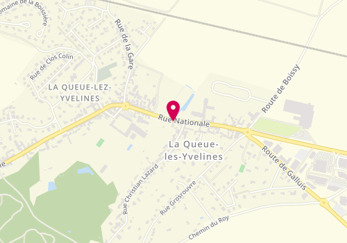 Plan de La Queue Lez Yvelines Immobilier, 21 Rue Nationale, 78940 La Queue-Lez-Yvelines