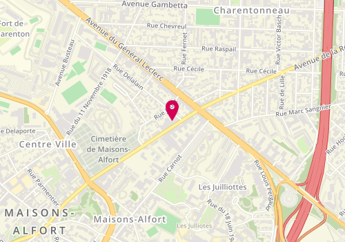 Plan de Citya Laxe Immobilier, 83-85 avenue de la République, 94700 Maisons-Alfort
