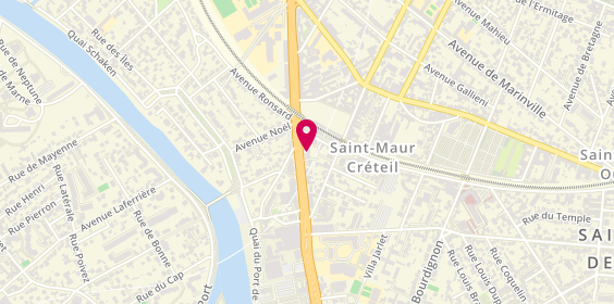Plan de OPH de Saint Maur, 45 Rue du Pont de Créteil, 94100 Saint-Maur-des-Fossés