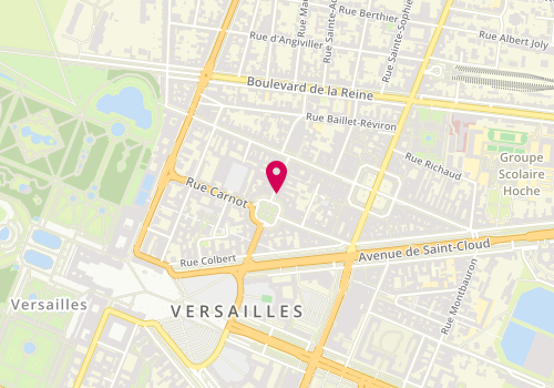 Plan de Daniel Féau Versailles, 12 Rue Hoche, 78000 Versailles